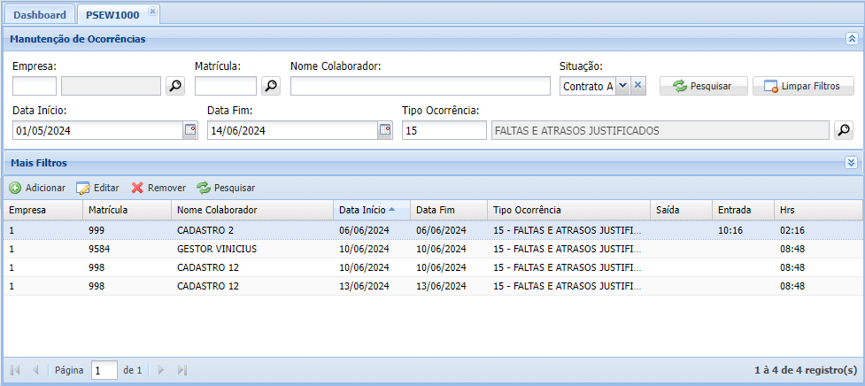 Ocorrência Ocorrencia2