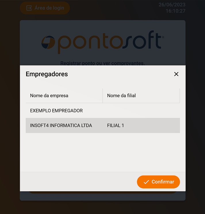 Seleção do Empregador