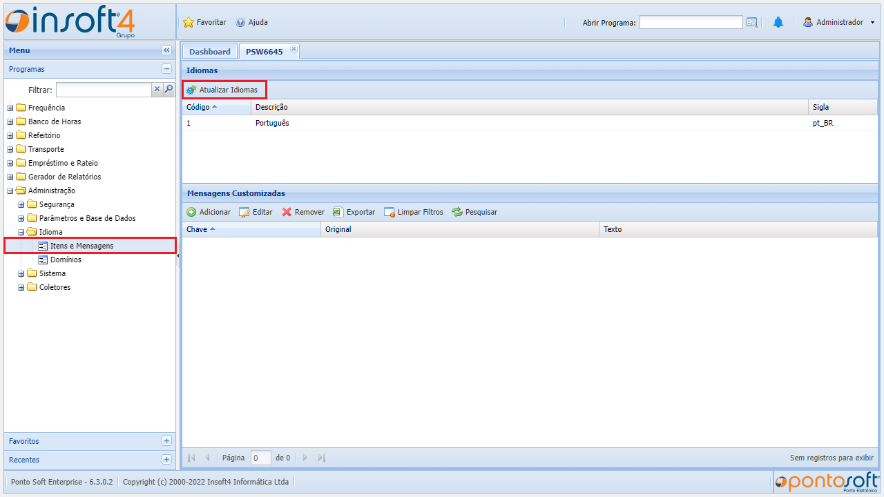 Cadastro de Itens e Mensagens itens-e-mensagens1