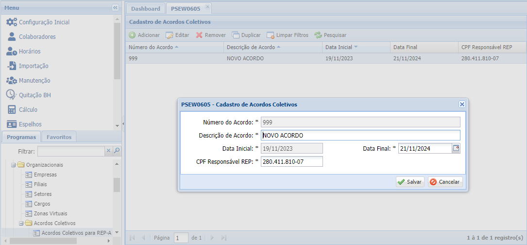 Acordo Coletivo Acordo Coletivo